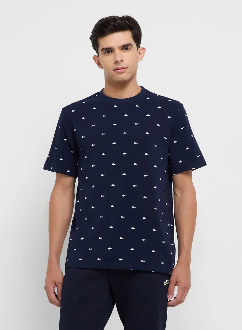 LACOSTE Relaxed Fit Crew Neck T-Shirt