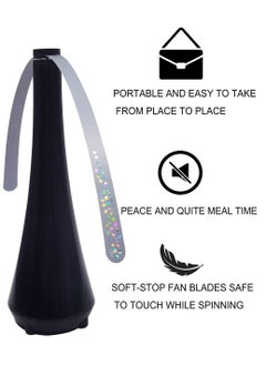 Y&D Fly Repellent Fan for Flies Bedbug, Insects Food Protector Electric Portable Trap Lightweight Soft Blades Keep Bug away from Outdoor Picnic  - Image 5