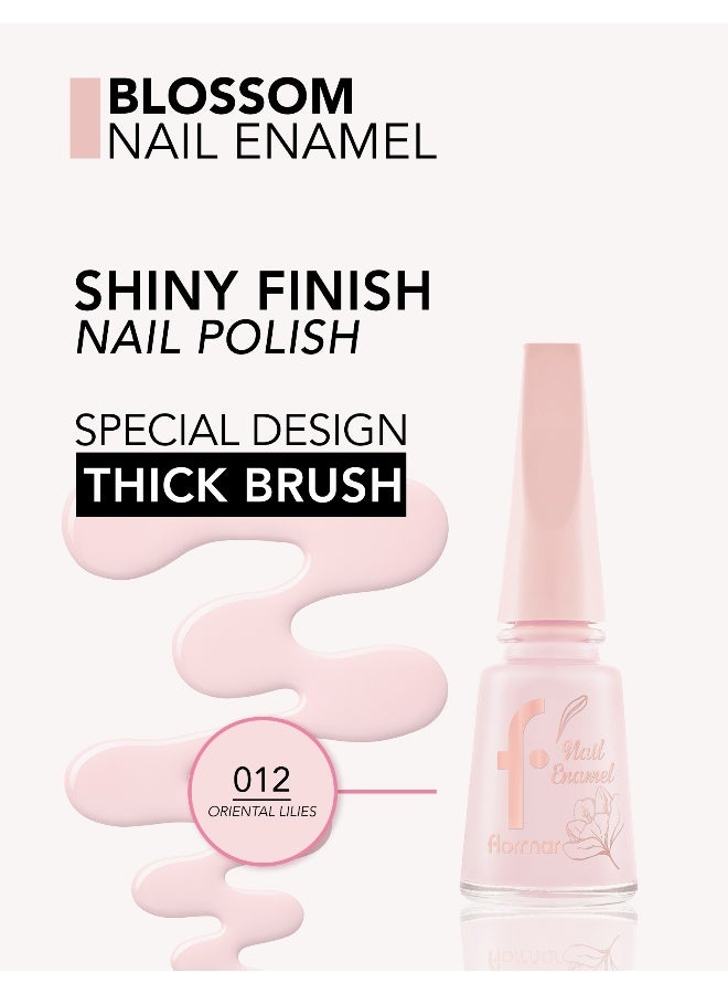 flormar Blossom Nail Enamel 012 Orntal Llies 012 Orntal Llies - Image 3