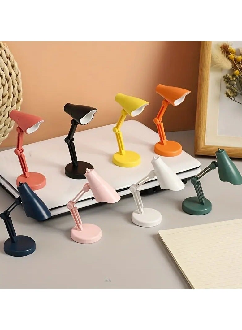 1pc Mini Reading Lamp, Portable Folding Eye Protection Mini LED Desk Lamp, Table Night Light - Image 1