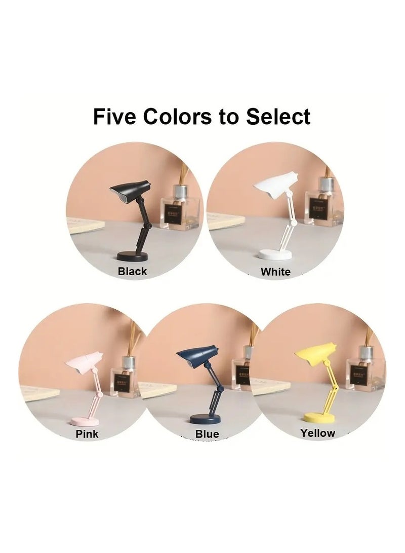 1pc Mini Reading Lamp, Portable Folding Eye Protection Mini LED Desk Lamp, Table Night Light - Image 5