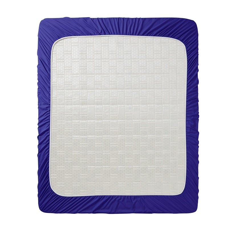 Clara Clark Fitted Sheet  Extra Deep Pocket Fits Deep Mattress  Luxury Soft Fitted Sheet Only  Full Royal Blue - Image 4