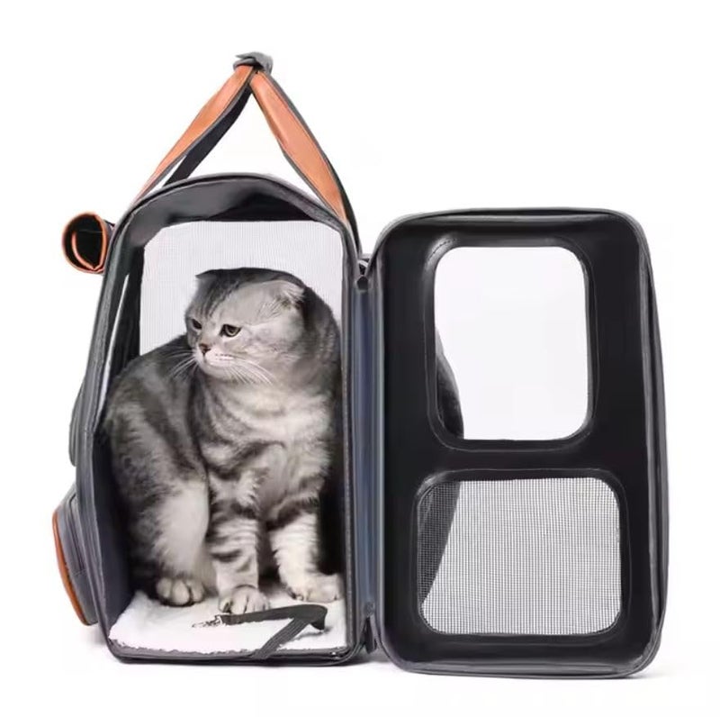 NYTRYD Pet Carrier Backpack for Dogs and Cats,Puppies,Fully Ventilated Mesh,Airline Approved,Designed for Travel, Hiking, Walking & Outdoor Use (NY-04) - Image 5