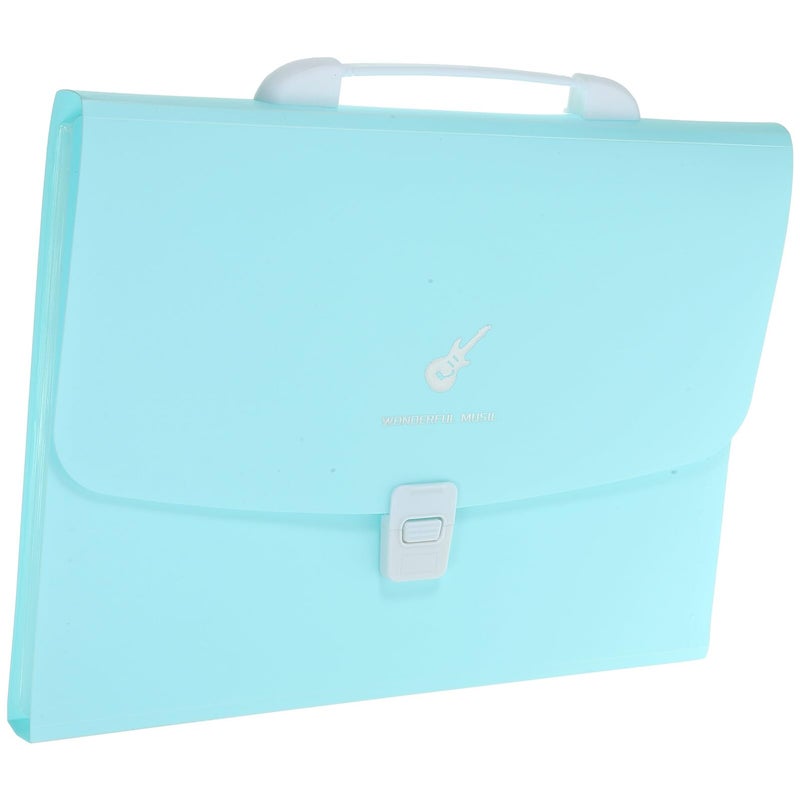 A4 Expanding File Organizer with 13 Pockets Plastic Accordion Folder for Home Office Documents - Image 2