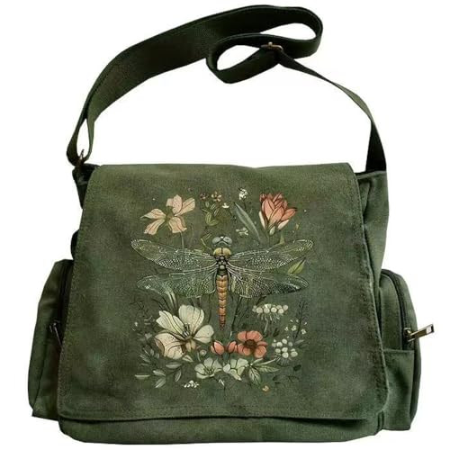 CHICGLOW Personalized Pattern Messenger Bag Cute Canvas Crossbody Bags Women/Men Shoulder Handbags Hobo Purses with Pockets - Image 1