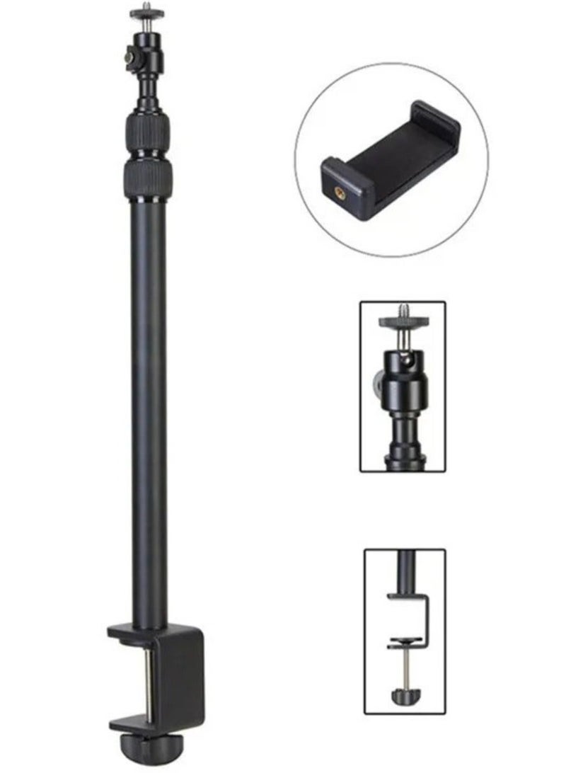 JMARY MT-49 Tabletop Light Stand Clip with 1 / 4-inch Screw for Cameras LED Video Light and Ring Light - Image 2