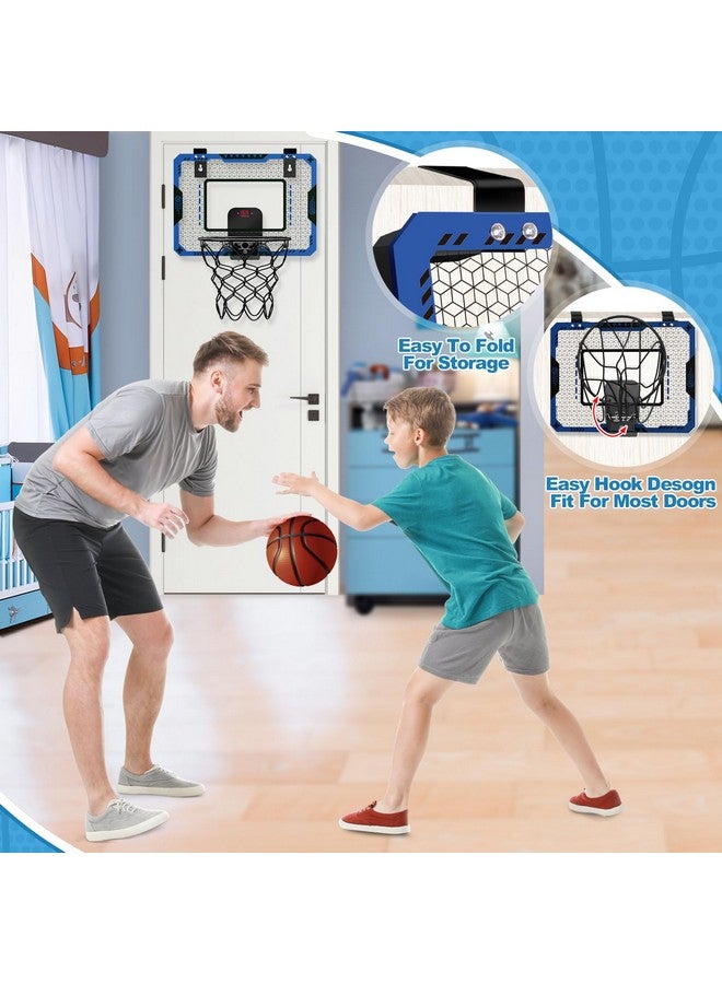 GMAOPHY Basketball Hoop Indoor for 5 6 7 8 9 10+ Year Old Boys Kids, Mini Basketball Hoop with Electronic Scoreboard Over The Door, Birthday Gift Sport Toys - Image 4