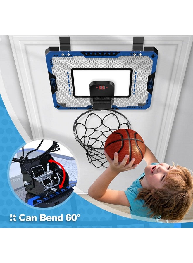 GMAOPHY Basketball Hoop Indoor for 5 6 7 8 9 10+ Year Old Boys Kids, Mini Basketball Hoop with Electronic Scoreboard Over The Door, Birthday Gift Sport Toys - Image 3