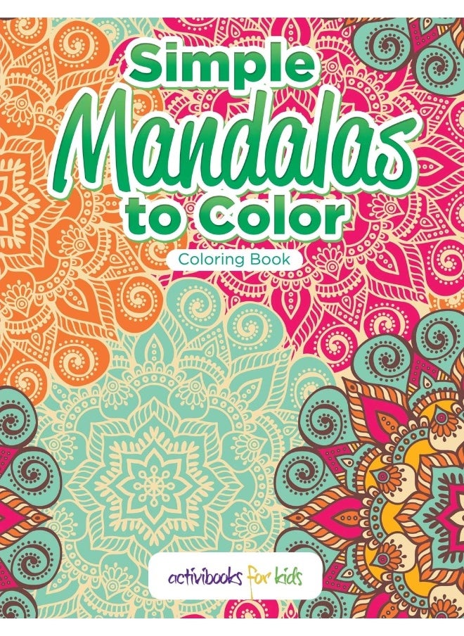 Simple Mandalas to Color Coloring Book  - Image 1