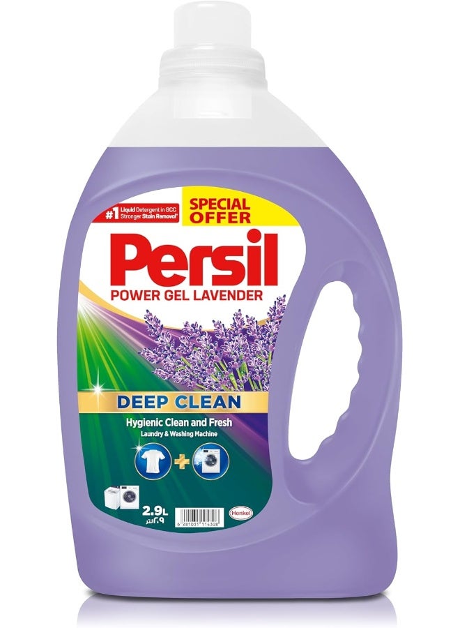 Persil Persil Lavender Liquid Detergent Power Gel Value Pack 2.9 Litres - Image 1