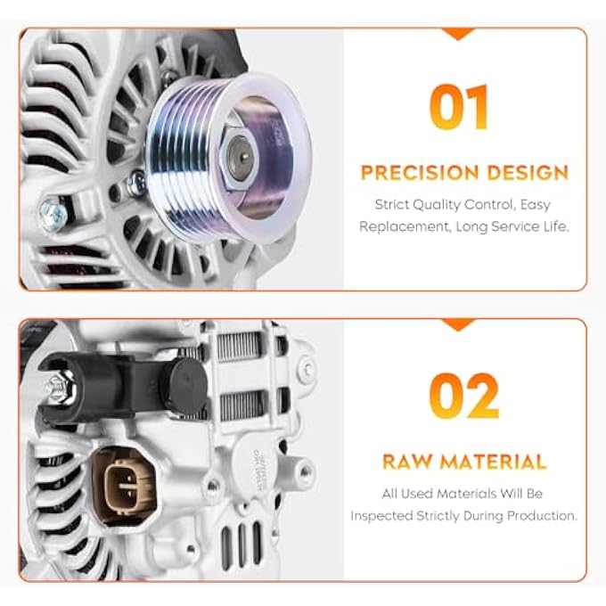 AEagle New Alternator for Honda Civic 1.8L 1.8 2006 2007 2008 2009 2010 2011 31100-RNA-A01, AHGA67, 400-48050, 11176, AMT0187, A2TC1391, 12657 - Image 4