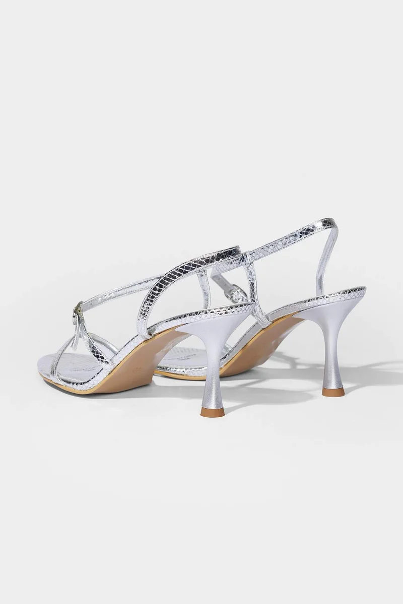 Defacto  DCEY x DeFacto Woman Heeled Silver Shoes for Women | Best Price UAE