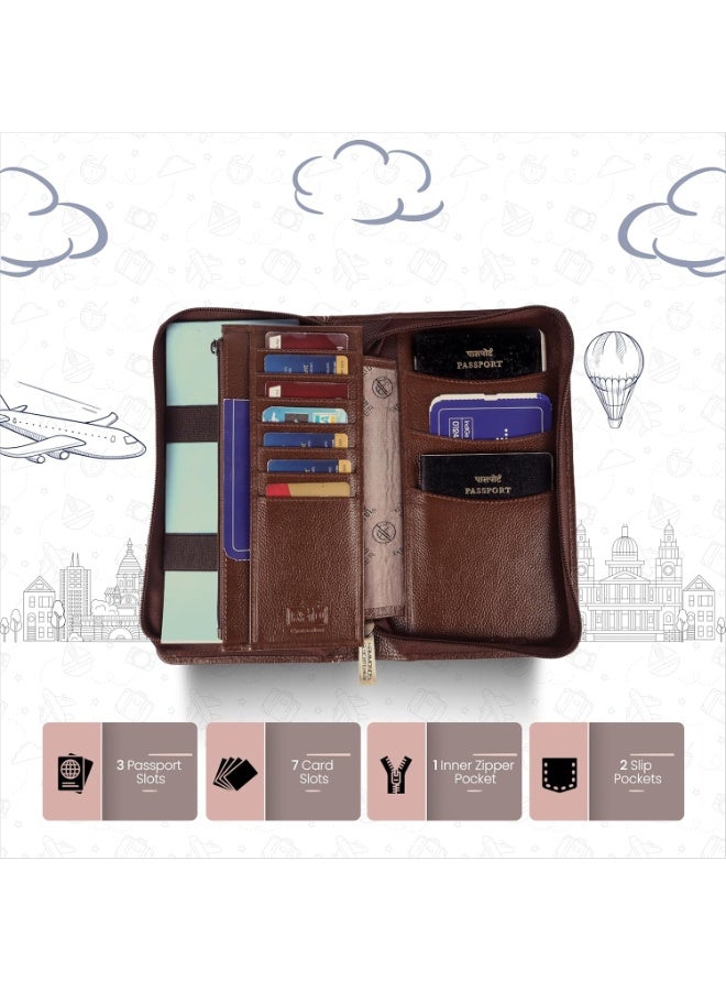  هاموندز فلاي كاتشر غطاء جواز سفر جلدي للرجال، غطاء جواز سفر للنساء، حامل جواز سفر بتقنية تحديد الهوية بموجات الراديو للرجال، ملحقات سفر للرجال، حقيبة جواز سفر للرجال، 7 فتحات لبطاقات الصراف الآلي، بروشوود، سفر - Image 3