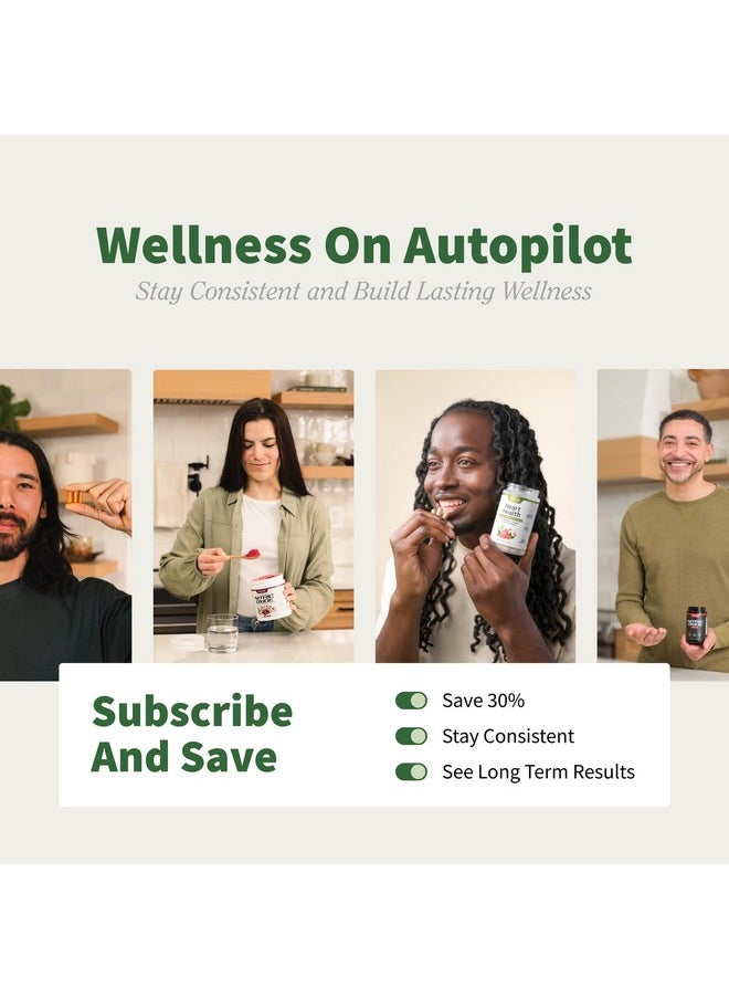 SNAP SUPPLEMENTS Snap Supplements Organic Spirulina and Chlorella Capsules, Chlorophyll and Protein Rich Blue Green Algae Superfood Supplement for Energy and Immune Support, Vegan, Non GMO, Greens Blend, 120 Capsules  - Image 5
