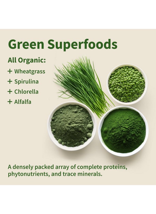 SNAP SUPPLEMENTS Snap Supplements Organic Spirulina and Chlorella Capsules, Chlorophyll and Protein Rich Blue Green Algae Superfood Supplement for Energy and Immune Support, Vegan, Non GMO, Greens Blend, 120 Capsules  - Image 2