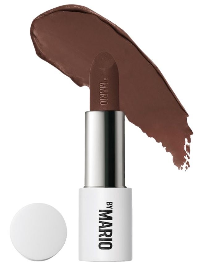 MAKEUP BY MARIO Ultra Suede™ Lipstick 3.5g – Shade Maurice - Deep Rich Brown, Comfortable Wear, High-Pigment, Velvety Matte Finish Lipstick - Image 1