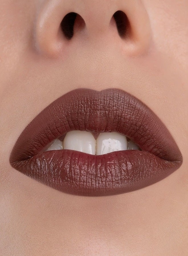 MAKEUP BY MARIO Ultra Suede™ Lipstick 3.5g – Shade Maurice - Deep Rich Brown, Comfortable Wear, High-Pigment, Velvety Matte Finish Lipstick - Image 4