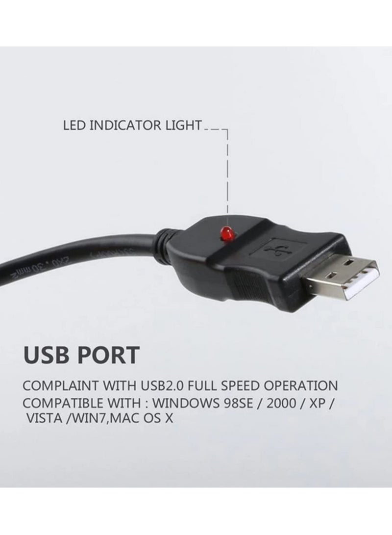 USB Male to 3 Pin XLR Female Microphone Cable Studio Audio Link Plug and Play No Driver Needed 16Bit 48kHz 44.1kHz Digital Sound Shielded Professional XLR-F for MIC - Image 3