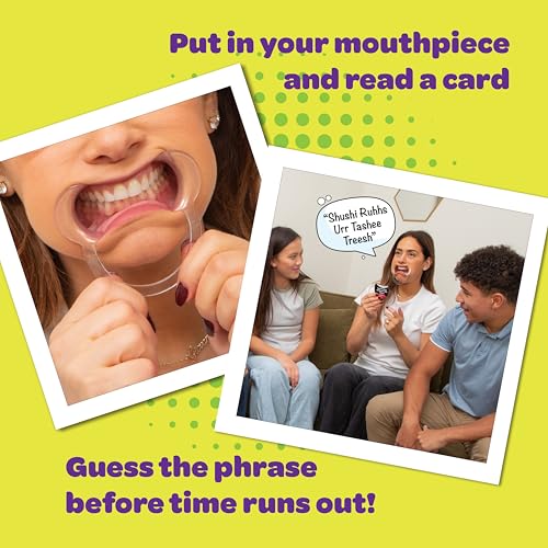 PlayMonster Mouth Off Card Game Family Games for Kids and Adults Guess The Phrase Before The Timer Runs Out Family Game Night 48 Players Ages 8 - Image 5
