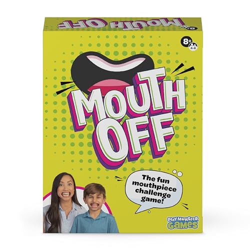 PlayMonster Mouth Off Card Game Family Games for Kids and Adults Guess The Phrase Before The Timer Runs Out Family Game Night 48 Players Ages 8 - Image 1