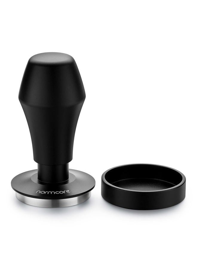 Normcore Coffee Tamper 51.5mm - Spring-loaded Tamper - Barista Tools - Barista Tools - Barista Coffee Tamper with Anodized Aluminum Tamper Stand Holder - Stainless Steel Flat Base - Image 1