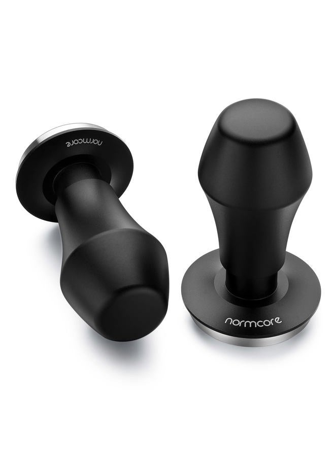 Normcore Coffee Tamper 51.5mm - Spring-loaded Tamper - Barista Tools - Barista Tools - Barista Coffee Tamper with Anodized Aluminum Tamper Stand Holder - Stainless Steel Flat Base - Image 2