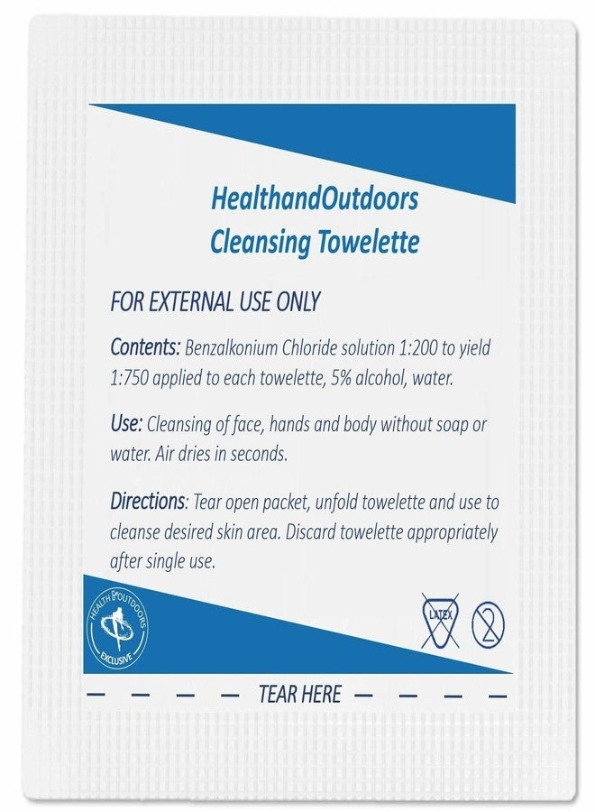 Dynarex Cleansing Towelettes 5 X 7" Individual Packet (#1301, Sold Per Box) - Image 3