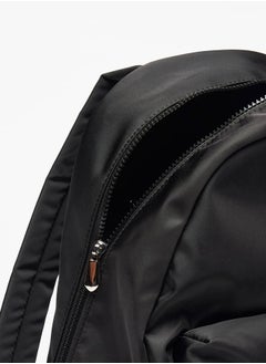 MISSY Missy Logo Applique Backpack with Adjustable Straps and Zip Closure - 31x40x13 cm  - Image 4