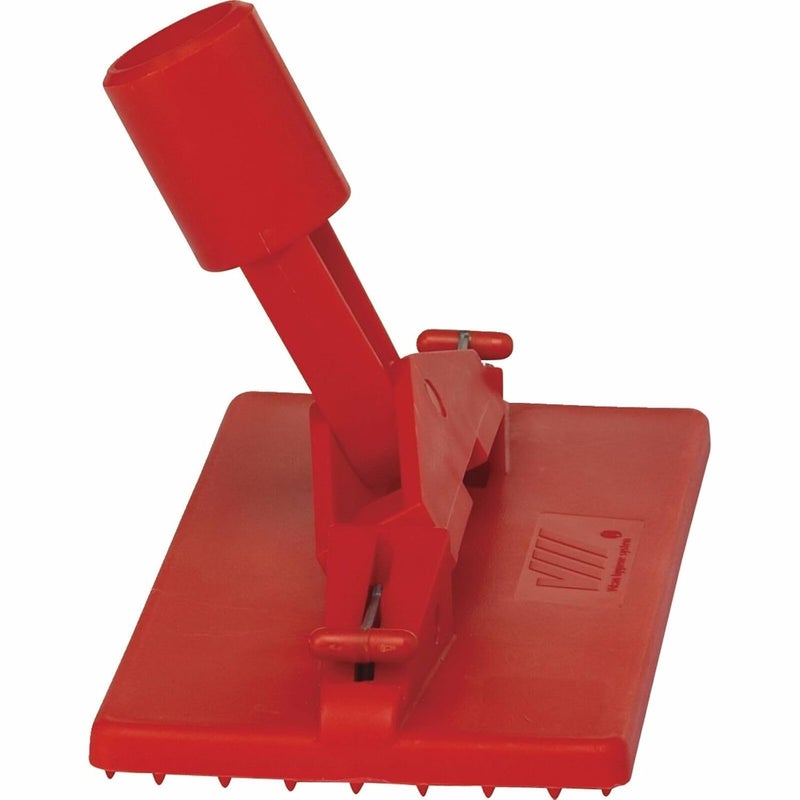 Vikan 55004 Pad Holder,Floor,9" x 3.7",PP/SS,Red - Image 3