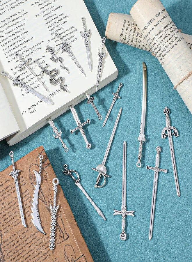 ValueBargain 20PCS Sword Bookmark, Metal Mini Sword, Vintage Book Mark Page Marker Reading Accessories Gifts for Men Boys Students - Image 4