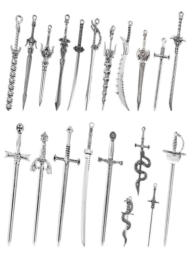 ValueBargain 20PCS Sword Bookmark, Metal Mini Sword, Vintage Book Mark Page Marker Reading Accessories Gifts for Men Boys Students - Image 1