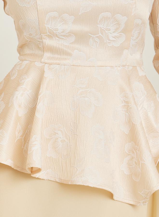 ستايلي فستان ميدي بيج بأكمام طويلة وقصة واسعة - Image 4