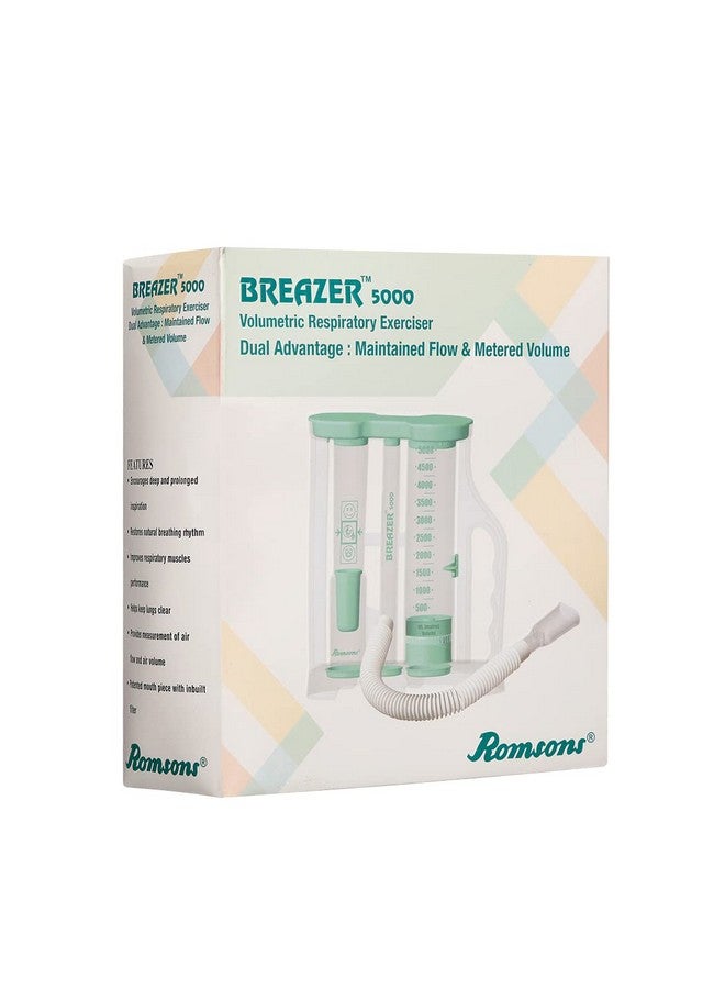 Romsons Breazer 5000 Volumetric Respiratory Exerciser 3 Ball Lung Exerciser, Hygenic, Washable Respiratory Exerciser Respirometer,Pack of 1,Multicolor - Image 2