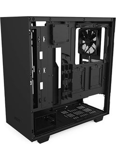 NZXT H510i - Compact ATX Mid-Tower PC Gaming Case - Type-C Port, Vertical GPU Mount , Tempered Glass Side Panel, Integrated RGB Lighting, Water Cooling Ready  - Image 4