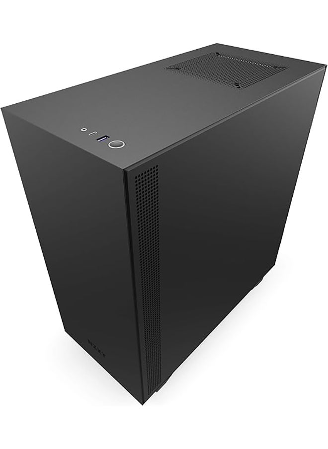 NZXT H510i - Compact ATX Mid-Tower PC Gaming Case - Type-C Port, Vertical GPU Mount , Tempered Glass Side Panel, Integrated RGB Lighting, Water Cooling Ready  - Image 2