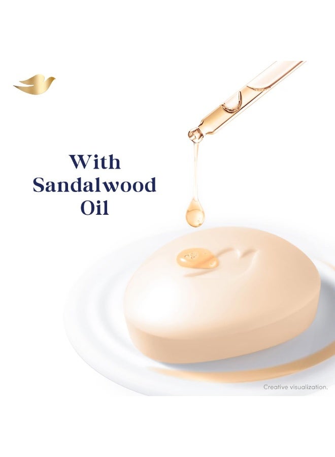 Dove Serum Bar | with Sandalwood Oil | Sandal Glow | 375g (125g x 3) - Image 3