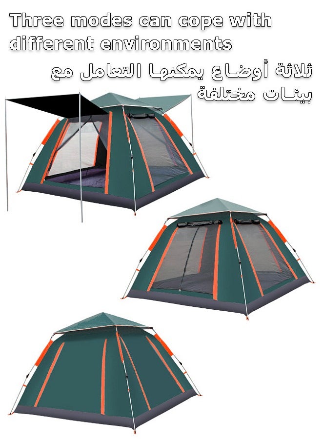 Mi VAZA Automatic Camping Tent - Easy Setup - Water Proof - UV Resistant - With Mosquito Net - 3/4 People Tent - Portable Camping Gear - Picnic Outdoors  - Image 4