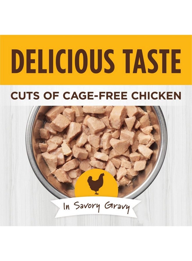 غريزة طعام القطط الرطب الطبيعي من إنستينكت هيلثي كرافينجز، خالي من الحبوب، بنكهة الدجاج الحقيقي، من ناتشرز فارايتي، 3 أونصة (عبوة من 24 قطعة) - Image 2