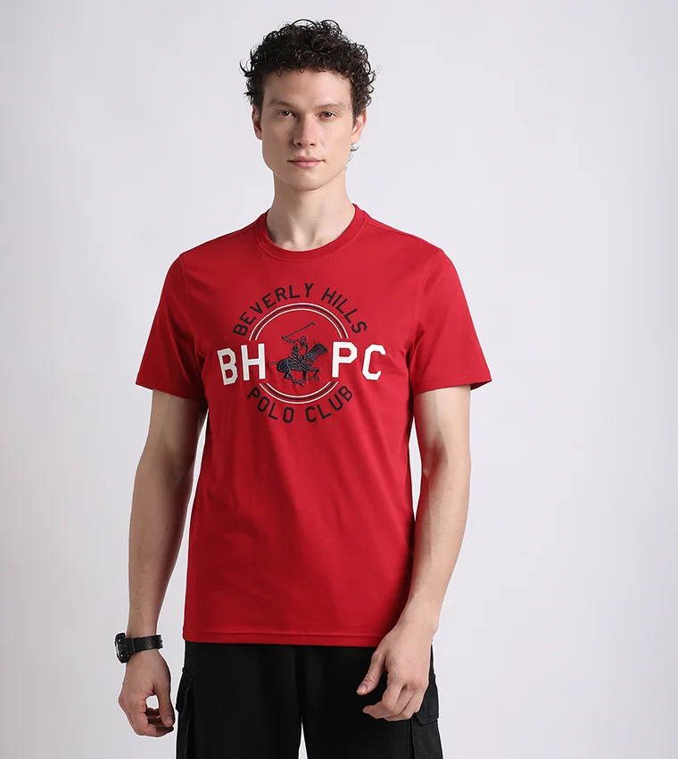 بيفرلي هيلز بولو كلوب تيشيرت رجالي بولو كلوب بيفرلي هيلز برقبة دائرية وأكمام قصيرة