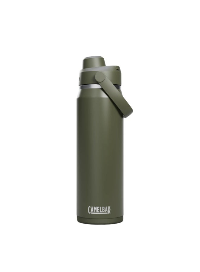 CAMELBAK CamelBak Thrive Chug VSS Water Bottle  ,Moss Colour Stainless Steel, Vacuum-Insulated, Leak-Proof Bottle for School, Office & Outdoor Use -25oz - Image 1