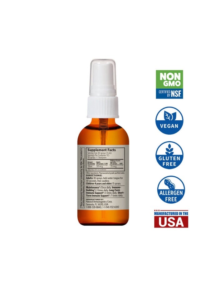 SOVEREIGN SILVER Bio-Active Silver Hydrosol - Fine Mist Spray 59 ML - Image 2