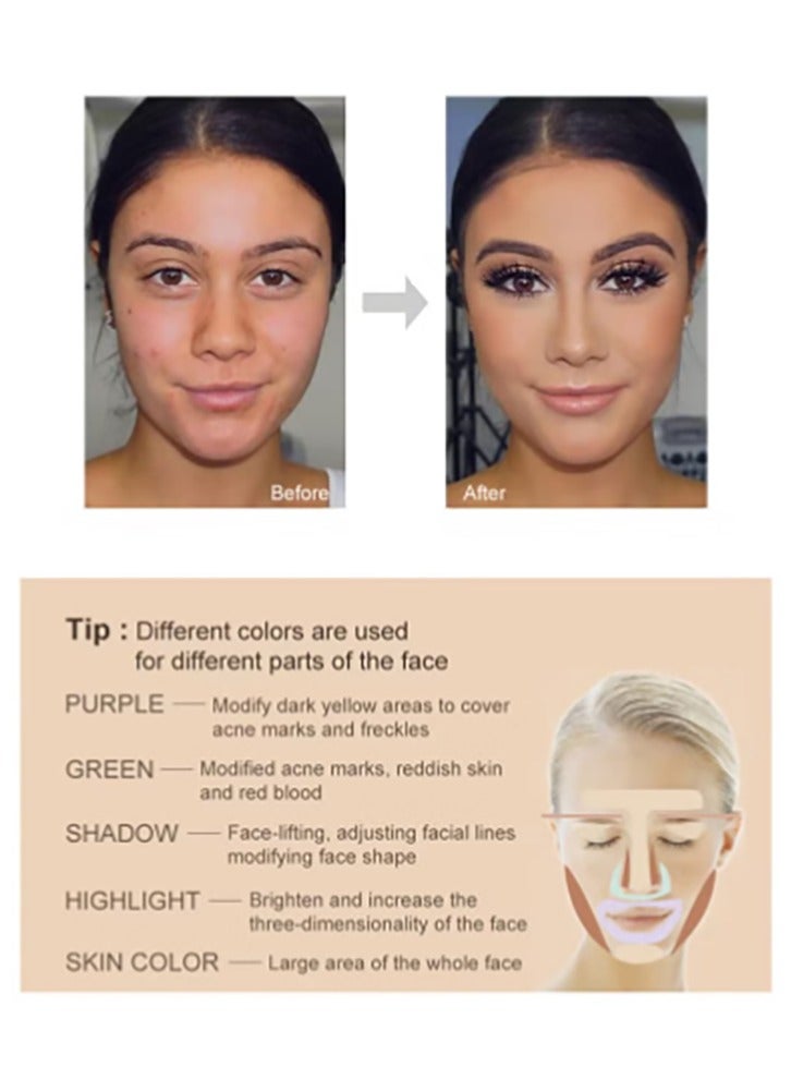 Bukela 177 Color Eyeshadow Palette Blush Lip Gloss Concealer Kit Beauty Makeup Set,All-in-One Makeup Kit with Mirror - Image 3