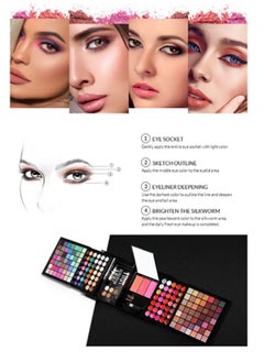 177 Color Eyeshadow Palette Blush Lip Gloss Concealer Kit Beauty Makeup Set,All-in-One Makeup Kit with Mirror - pzsku/ZBEF1CD3AB3D8D5970A6FZ/45/_/1731906812/a2dee10c-6289-4347-a282-c1f62ec17e7d