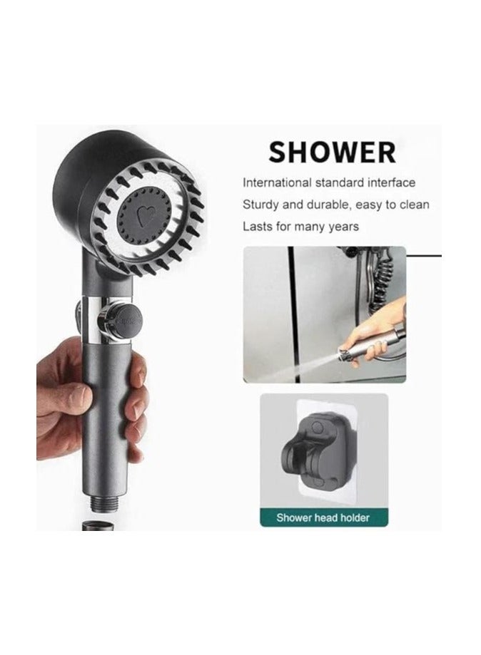 Massage and Skin Beauty Multifunctional Shower, Handheld Shower Head Set High Pressure Shower Head High Flow Hand Held Showerhead - Image 1