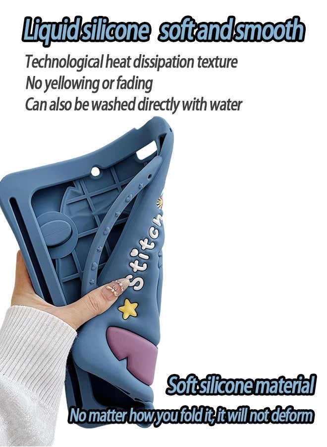 Yaqeen IPad 10th/11th Generation Kids Tablet Case Shockproof Protection, EVA Kids Case with Handle Stand Strap Design Drop Resistant Easy Carry - Image 4