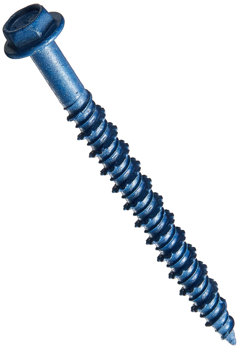 Power Pro Blue Hex WasherHead Concrete Screw Anchors 316 x 214 100 pc - Image 2