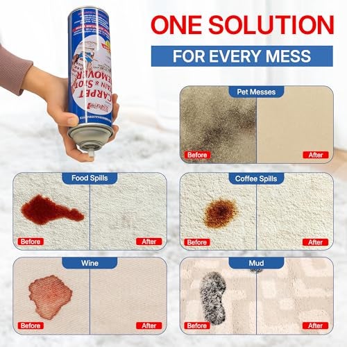 LIFTER-1 Carpet Spot Remover, Stain and Red Wine Remover and Spot Treatment for Oil, Grease, Urine, Cleaning Performance for Rugs, Upholstery, Fabrics. 18 Fl oz Pack of 1 (72 Fl Oz (Pack of 4)) - Image 4