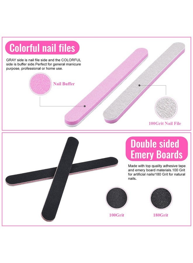 MORGLES Clear False Coffin Nail Tips Morgles Full Cover Nail Tips Set With 500Pcs Clear Press On Nails Fake Nail Tips With Nail Glue Clipper Files Cuticle Pusher And Fork For Gel Nail Art Diy - Image 5