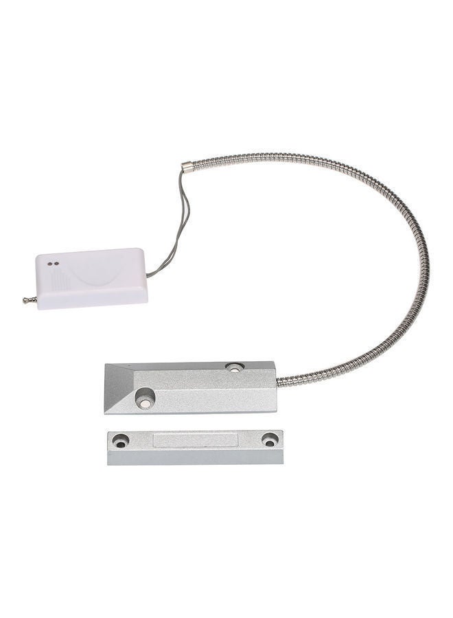 NIBEMINENT Wireless Metal Rolling Door Contact Sensor Silver/White - Image 4