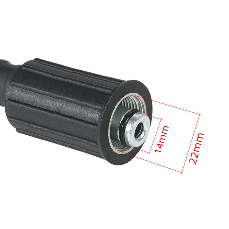 High Pressure Washer Hose 26.2' Length 1/4" Inner Diameter Kinking-Resistant Flexible Design - 5800 PSI Durable Smooth Thermoplastic Cover Karcher Compatible Twist Connection for Pressure Washers - Image 5